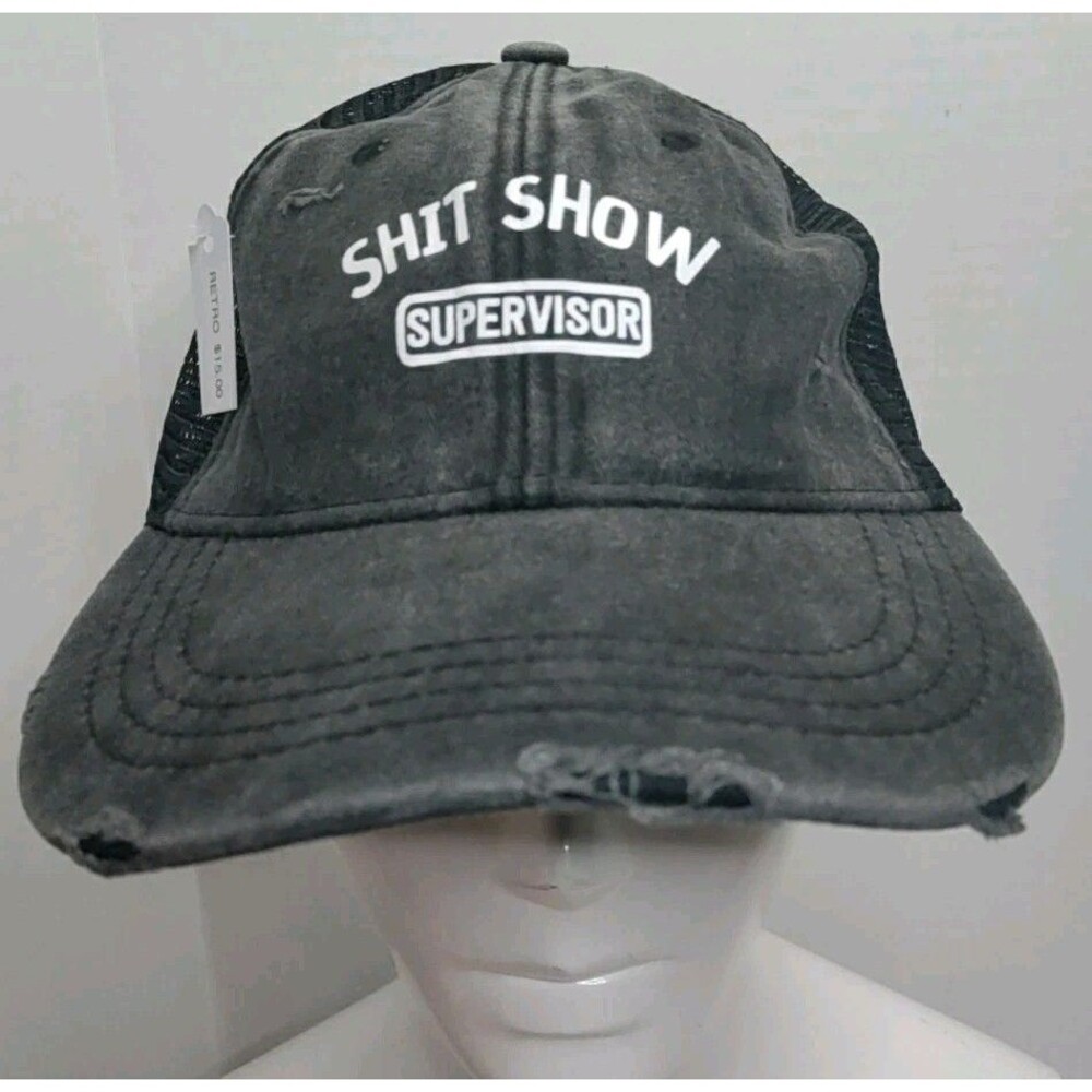 Thrashed Style Sh#t Show Supervisor Adjustable Ball Cap